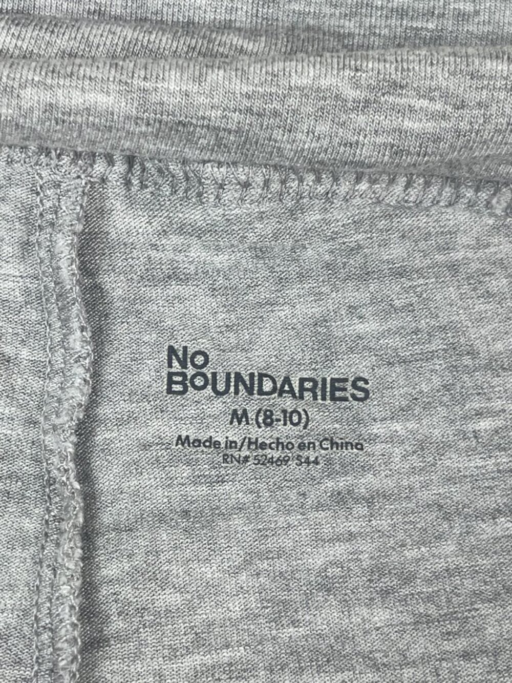 No Boundaries Gray Flared Mini Skirt Stretch Pull On Rayon Size M 8-10 - Picture 9 of 12